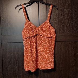 Simply vera wang cami top, rust colored, size M